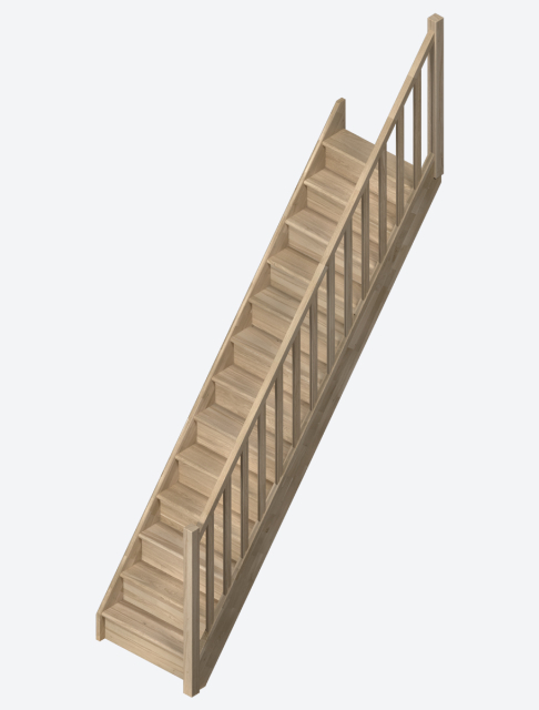 Internal staircase in kit - TRADI ECO 