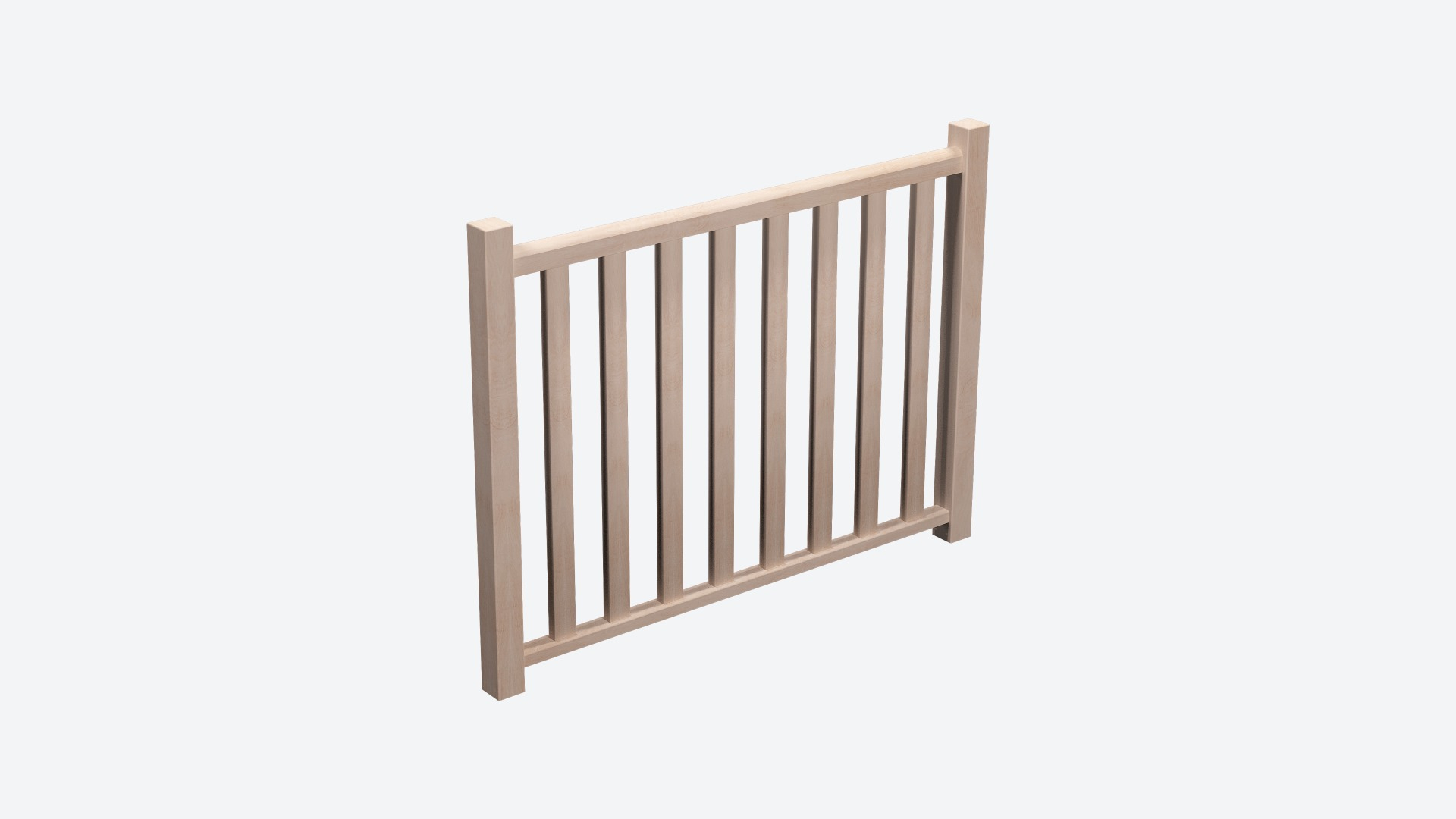 Wooden Spiral staircase SQUARE LUXE beech