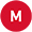 "Pictogram "M" indicating a measurement."